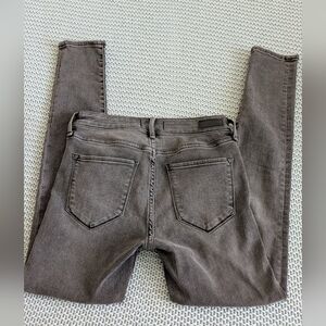 A&F Harper Skinny Charcoal Jeans Sz 24